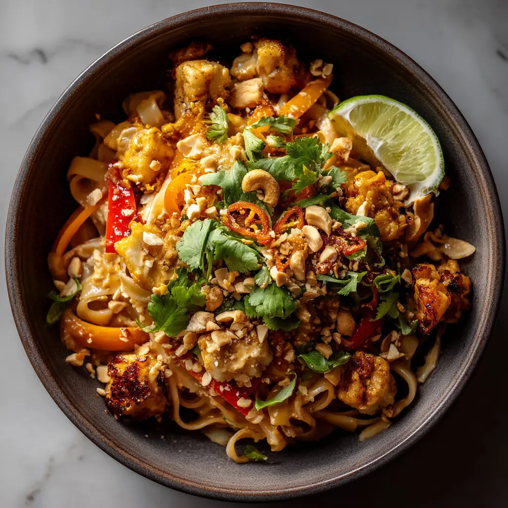 Spicy Thai Peanut Noodle Bowl